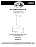 Hampton Bay 03237-4 Installation Guide