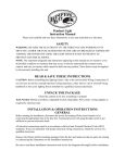 Hampton Bay ES0697CH Use and Care Manual