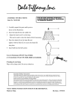 Dale Tiffany TA101340 Instructions / Assembly