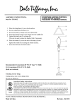 Dale Tiffany TB11012 Instructions / Assembly