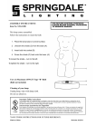 Dale Tiffany STA11200 Instructions / Assembly