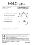 Dale Tiffany TA11158 Instructions / Assembly