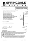 Dale Tiffany FTR10003 Instructions / Assembly