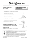 Dale Tiffany 7560/965 Instructions / Assembly