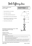 Dale Tiffany GT60653 Instructions / Assembly