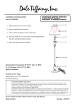 Dale Tiffany GB10196 Instructions / Assembly