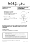 Dale Tiffany TT12329 Instructions / Assembly