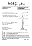 Dale Tiffany TT12061 Instructions / Assembly