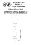 Hampton Bay EP0842OBR Use and Care Manual