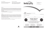 Sea Gull Lighting 79121BLE-15 Installation Guide