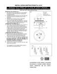 Minka Lavery 4133-84 Instructions / Assembly