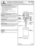 Sea Gull Lighting 60660-185 Installation Guide