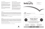 Sea Gull Lighting 89273BLE-46 Installation Guide
