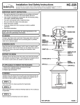 Sea Gull Lighting 6039-12 Installation Guide