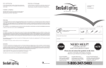 Sea Gull Lighting 83057-12 Installation Guide