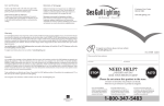 Sea Gull Lighting 89137BLE-08 Installation Guide