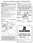 Sea Gull Lighting 8550-12 Installation Guide