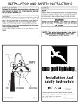Sea Gull Lighting 8269-44 Installation Guide