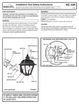Sea Gull Lighting 8972PBLE-12 Installation Guide