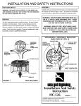 Sea Gull Lighting 8834-12 Installation Guide