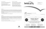 Sea Gull Lighting 88941BL-782 Installation Guide