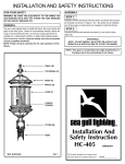 Sea Gull Lighting 8238-12 Installation Guide