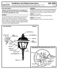 Sea Gull Lighting 8814-12 Installation Guide