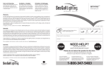 Sea Gull Lighting 59275LE-15 Installation Guide