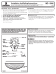 Sea Gull Lighting 59440BLE-15 Installation Guide