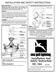 Sea Gull Lighting 75061-962 Installation Guide