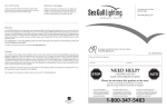 Sea Gull Lighting 79150BLE-962 Installation Guide