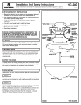 Sea Gull Lighting 75330-825 Installation Guide