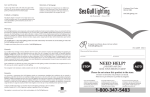 Sea Gull Lighting 75075-962 Installation Guide
