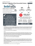 Sea Gull Lighting 77174BLE-962 Installation Guide