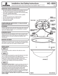 Sea Gull Lighting 79434BLE-962 Installation Guide