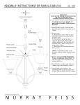 Feiss F2047/3GBZ Instructions / Assembly