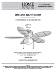 Home Decorators Collection AC303-NI+MHHDC Instructions / Assembly