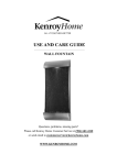 Kenroy Home 50052STST Instructions / Assembly