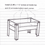 Hollis Wood Products 12003 Instructions / Assembly