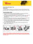 Victor 0611 Instructions / Assembly