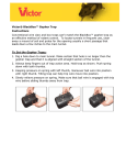 Victor 0625 Instructions / Assembly