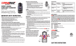 Dynatrap DT250IN Instructions / Assembly