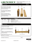 Gronomics RGB 34-34S Instructions / Assembly