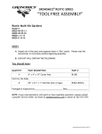 Gronomics MRGB L12-12 Instructions / Assembly