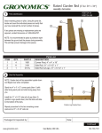 Gronomics RGBT 34-34 Instructions / Assembly