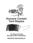 High Tech Pet YS-50 Use and Care Manual
