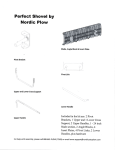 Nordic Plow NAP-PS36 Instructions / Assembly