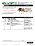 Gronomics SAC 24-45 Instructions / Assembly