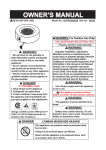 Bond Manufacturing 68195 Instructions / Assembly