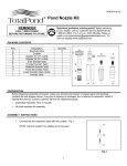 Total Pond N16100 Use and Care Manual
